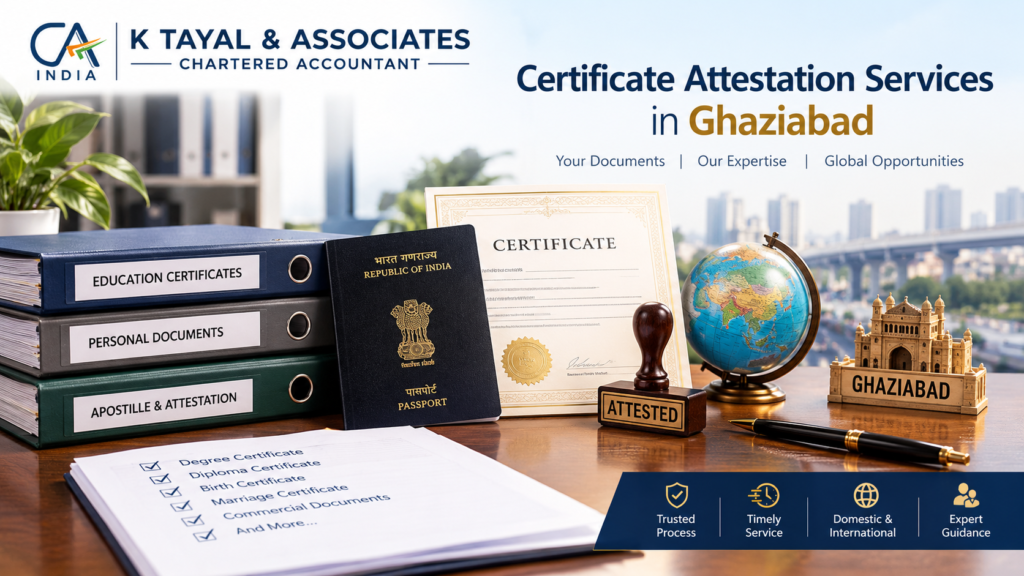 Certificate Attestation Services in Ghaziabad: A Complete Guide to Document Verification for International Use
